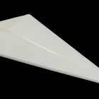 62mm Opaque White Offset Triangle Drop (2 Pcs) #UP230-General Bead