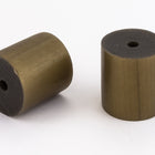 20mm x 18mm Bronze Cylinder Bead (2 Pcs) #UP244-General Bead