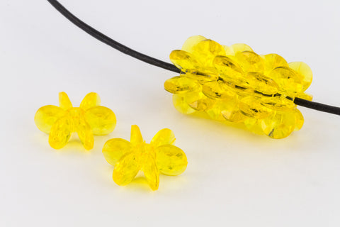 12mm Yellow Starflake (50 Pcs) #UP253-General Bead