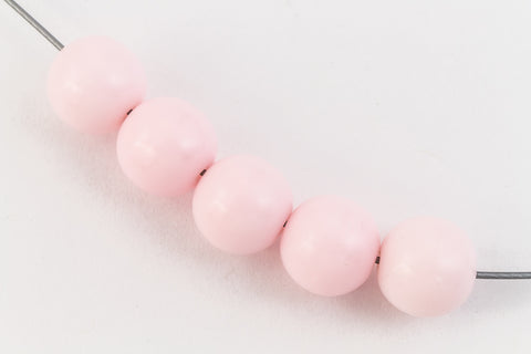 4mm Light Pink Round Lucite Bead (10 Pcs) #UP265-General Bead