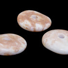30mm Brown Mottled Irregular Donut (2 Pcs) #UP274-General Bead