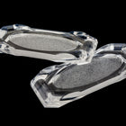 60mm Clear Beveled Oval Cabochon Setting #UP275-General Bead