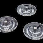 25mm Clear Saucer Disk (4 Pcs) #UP282-General Bead
