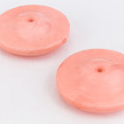 25mm Salmon Pink Saucer Disk (2 Pcs) #UP291-General Bead
