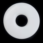 37mm Opaque White Donut (2 Pcs) #UP297-General Bead