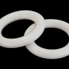 22mm Opaque White Ring (4 Pcs) #UP298-General Bead
