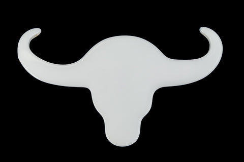 40mm x 70mm White Steer Head Blank #UP309-General Bead