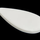 17mm x 35mm Matte White Teardrop Blank (2 Pcs) #UP312-General Bead