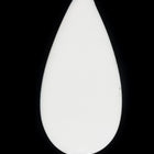 17mm x 35mm Matte White Teardrop Blank (2 Pcs) #UP312-General Bead