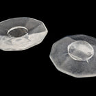 36mm Clear Pointed Decagon Cabochon #UP327-General Bead