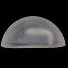 11mm x 20mm Matte Clear Half-Drilled Half Wheel #UP336-General Bead