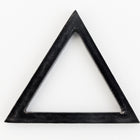 26mm Black Open Triangle #UP378-General Bead