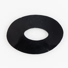 42mm x 30mm Black Open Oval Blank (2 Pcs) #UP384-General Bead