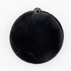 22mm Opaque Black Circle Tag (2 Pcs) #UP388-General Bead
