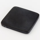 22mm Matte Black Square Blank (2 Pcs) #UP393-General Bead