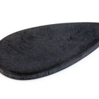 18mm x 36mm Matte Black Teardrop Blank (2 Pcs) #UP395-General Bead