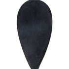 18mm x 36mm Matte Black Teardrop Blank (2 Pcs) #UP395-General Bead