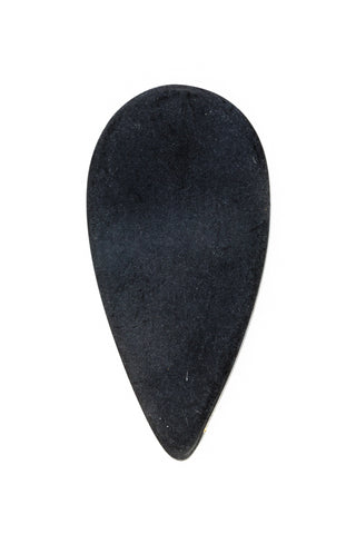 18mm x 36mm Matte Black Teardrop Blank (2 Pcs) #UP395-General Bead