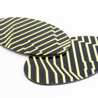 38mm x 62mm Black and Yellow Op- Art Oval #UP406-General Bead