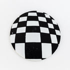 41mm Black and White Op- Art Circle #UP416-General Bead