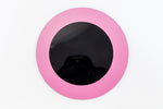 75mm Pink and Black Circle #UP440-General Bead