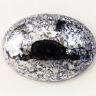 18mm x 25mm Mottled Silver Oval Cabochon #1746-General Bead