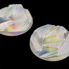 18mm Matte Crystal AB Deco Cabochon #UP467-General Bead