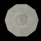 36mm Matte Clear Pointed Decagon Cabochon #UP473-General Bead