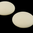 24mm Matte Cream Cabochon #UP476-General Bead