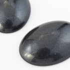 13mm x 18mm Gunmetal Oval Cabochon (2 Pcs) #UP483-General Bead