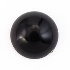 15mm Opaque Black Cabochon (2 Pcs) #UP485-General Bead