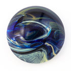 24mm Transparent Cobalt Marble Lucite Cabochon (2 Pcs) #UP487-General Bead