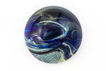 24mm Transparent Cobalt Marble Lucite Cabochon (2 Pcs) #UP487-General Bead