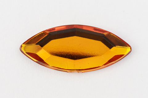 8mm x 18mm Topaz Navette (4 Pcs) #UP505-General Bead