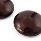 23mm Metallic Deep Brown Cabochon #UP517-General Bead