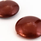 23mm Metallic Burnt Orange Cabochon #UP518-General Bead