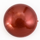 23mm Metallic Burnt Orange Cabochon #UP518-General Bead