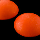 21mm Matte Orange Cabochon (2 Pcs) #UP520-General Bead