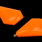 36mm Orange Shield with Loop (2 Pcs) #UP522a-General Bead