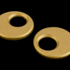 22mm Matte Gold Hoop Blank (2 Pcs) #UP533-General Bead
