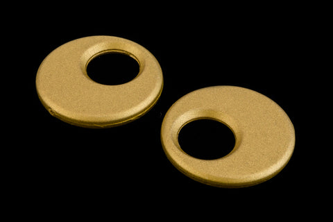 22mm Matte Gold Hoop Blank (2 Pcs) #UP533-General Bead