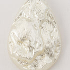 28mm White Pearl Teardrop Cabochon with Rough Texture #UP536-General Bead