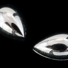 8mm x 13mm Silver Teardrop Cabochon (2 Pcs) #UP543-General Bead