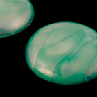 36mm Matte Mint Pearl Cabochon #UP548-General Bead