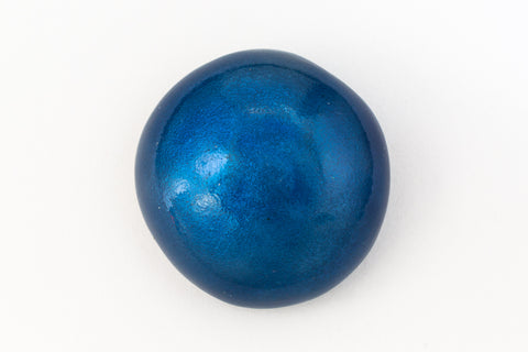 29mm Pearly Navy Blue Cabochon #UP549-General Bead