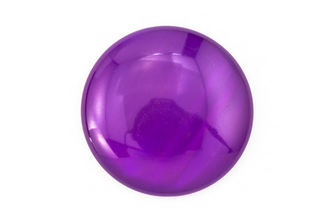 25mm Pearlized Purple Cabochon #UP557-General Bead