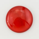 25mm Pearlized Red Cabochon #UP558-General Bead