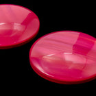 25mm Pearlized Pink Cabochon #UP559-General Bead