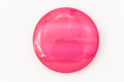 25mm Pearlized Pink Cabochon #UP559-General Bead