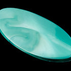 65mm Matte Sea Foam Pearl Oval Saddle Cabochon #UP563-General Bead